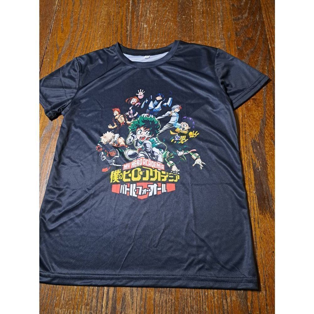 New Youth Large My Hero Academia Anime Short Sleeve Pullover Tee Tshirt Shirt